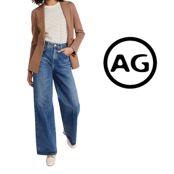 AG Adriano Goldschmied Women's Deven Jeans, Republic, Size 26 - Picture 2 of 3